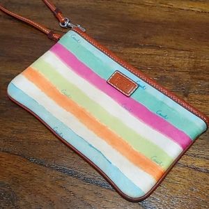 Coach Rainbow Silk Wristlet